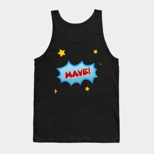 Mave Deltzer Comic Book Style Tank Top